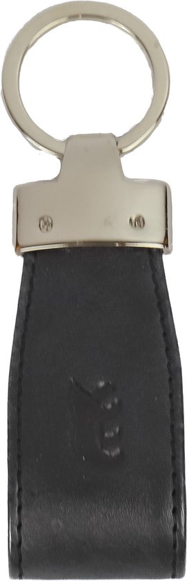 Porte-clés en cuir Bear Design Gio - Zwart
