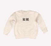 Little koekies - Baby Sweater Big Bro 68 - Baby trui -  luxe kwaliteit - grote broer- zwangerschapsaankondiging - zwanger - broertje