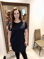 Only Carmakoma Carkaylee Jurk Blauw/zwart Maat S42/44