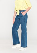 LOLALIZA Jeans met wijde pijpen - Blauw - Maat 36