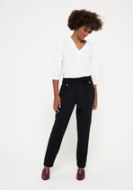LOLALIZA Blouse met pofmouwen - Ecru - Maat 44