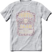 30 Jaar Legendarisch Gerijpt T-Shirt | Bordeauxrood - Ivoor | Grappig Verjaardag Cadeau | Dames - Heren | - Licht Grijs - Gemaleerd - L