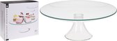 Excellent Houseware Glazen Taartplateau 31x12 cm