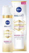 NIVEA Cellular Luminous- Dagcrème SPF50- Anti-Pigment  -  Bescherming tegen Pigmentatie -Photo- aging - 40ml