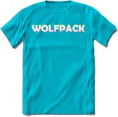 Saitama T-Shirt | Wolfpack Crypto ethereum Heren / Dames | bitcoin munt cadeau - Blauw - 3XL