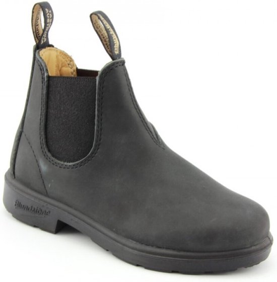 Foto: Blundstone 1325 chelsea boots enkellaarsjes jongens zwart maat 30 31