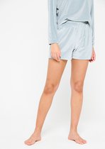 LOLALIZA Fluwelen short - Licht Groen - Maat XL