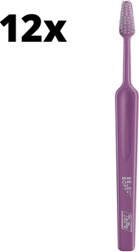 12x paarse TePe Select Soft tandenborstel.