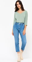 LOLALIZA Rechte denim broek - Blauw - Maat 38