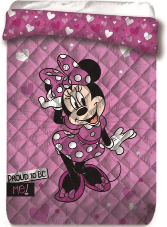 Couvre-lit Disney Minnie Mouse fier - 140 x 200 cm - Polyester