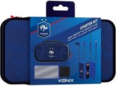 Starter Kit - KONIX - Etui + Oortelefoon + Beschermend scherm + Doos - Blauw - Switch en Switch Lite - Officieel gelicenseerd door FFF