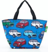 Eco Chic - Cool Lunch Bag _ small - C01BU - Blue - Mini Car