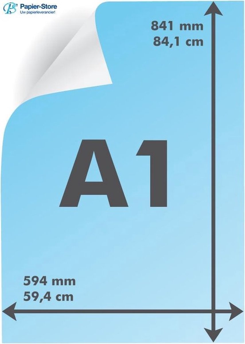 Plano Superior - A1 Papier - 841x594mm - Wit - 120 GM - 125 vel