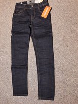 Lemmi - donkerblauwe kinder jeans - supersmal - maat 134