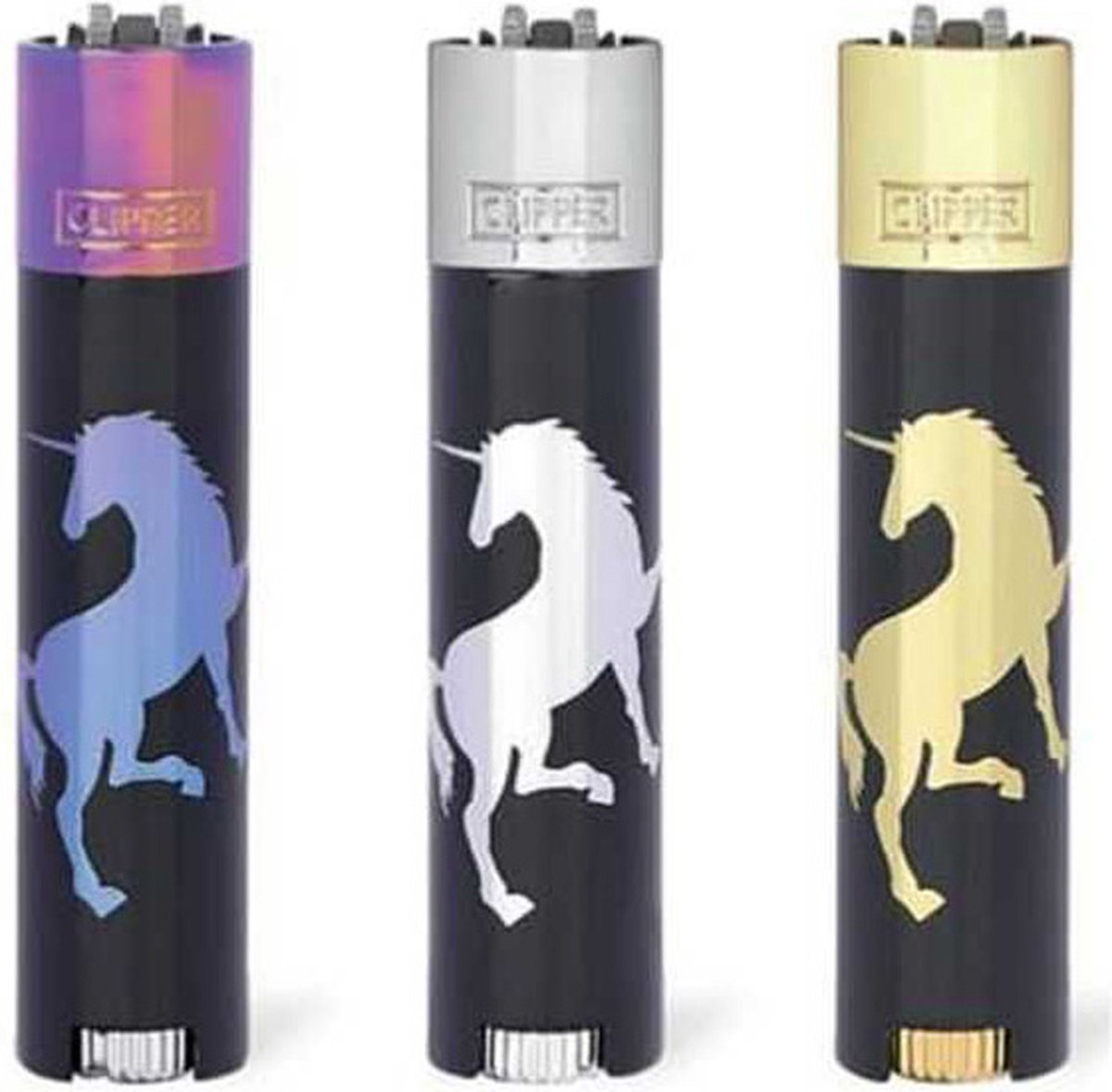 Goedkoopste Metalen Clipper aansteker - vuursteenaansteker - Horse - Icy