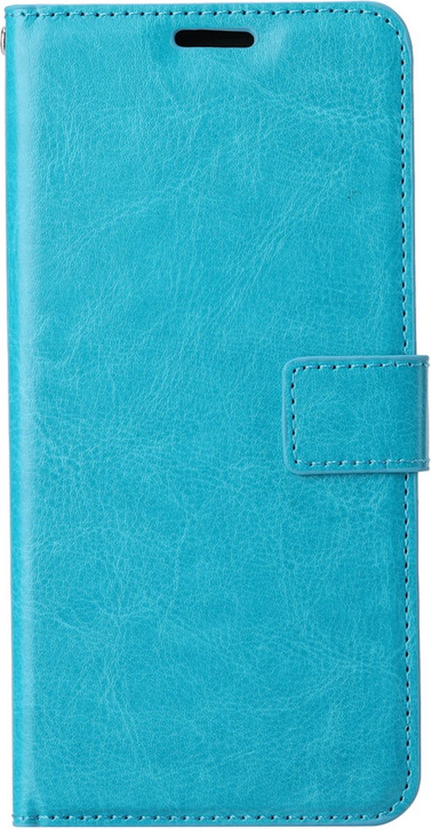 Samsung Galaxy A40 Telefoonhoesje - Bookcase - Ruimte voor 3 pasjes - Kunstleer - SAFRANT1 - Turquoise