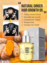 Haargroei olie van Gember Essentie voor snellere haargroei / Serum tegen haaruitval / Haarverzorging / Hoofdhuid Behandeling