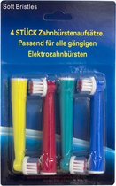 4st Flexi Soft EB-17A tandenborstel tips, kleur - tandenborstel opzetborstel - tandenborstel elektrische - tandenborstel houder - tandenborstel opzetborstel oral b