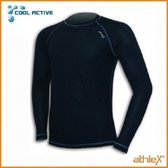 Athlex Cool Active Shirt Lange mouw M Zwart