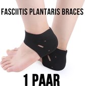 Allernieuwste 1 PAAR Compressie Therapie Fasciitis Plantaris - Plantar Sleeve Brace Hielspoor - Sport Enkelbrace - Zwart