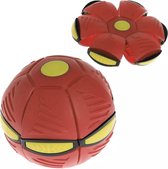Megatrash UFO Magic bal - Frisbee bal - Fidget bal - Decompressie bal – Speelgoed Bal – TikTok – Met LED verlichting - Rood