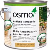 Osmo Terrasolie Anti-Slip 430 Kleurloos | 0.75 Liter | Anti Slip Beits voor Buiten | Niet Meer Glad | Geschikt voor Buiten Terrassen en Trappen