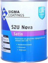 S2U Nova Satin 1 Liter Ral 9016 - Kras- en slijtvast - Niet vergelend - Goede dekking