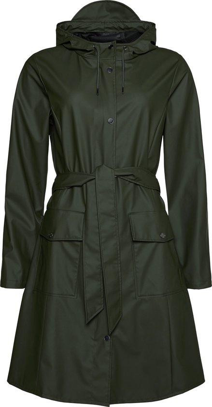 Rains Curve Jacket Dames Jas Maat M bol