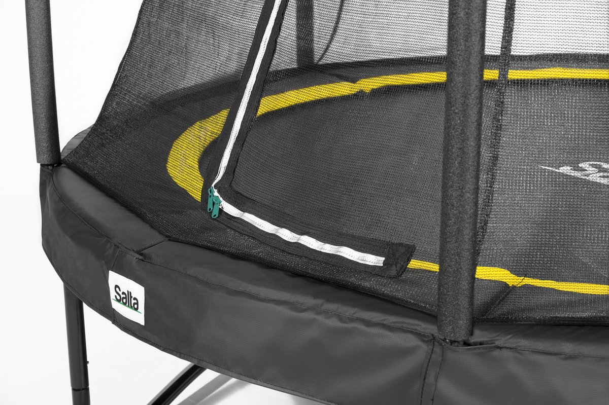Salta Comfort Edition - ø 213 cm - Ronde trampoline met veiligheidsnet - Zwart - Trampoline voor kinderen — afbeelding 6