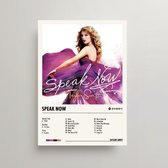 Taylor Swift Poster - Speak Now Album Cover Poster - Taylor Swift LP - A3 - Taylor Swift Merch - Muziek