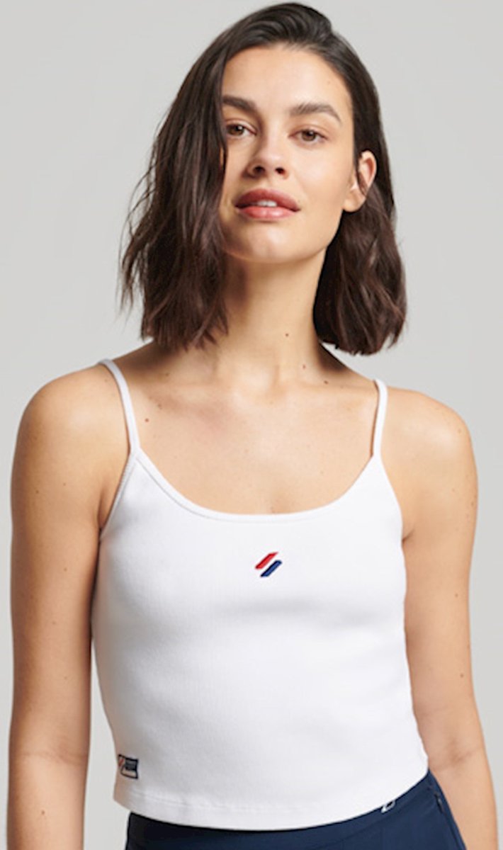 Superdry Dames Code Essential tanktop met bandjes 01c – Optic