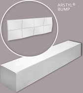 NMC BUMP-box ARSTYL Noel Marquet 1 doos 3 stukken 3d muurpaneel modern design wit | 1,29 m2