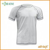 Athlex Bio Active Shirt korte mouw M  Wit