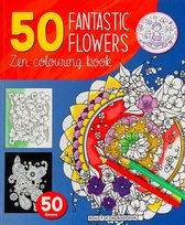 Kleurboek - "Bloemen'' - Kleurboek voor volwassen - Kleurboek volwassenen - Kleurboek voor volwassenen