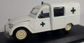 Citroën 3CV Ambulance (Wit) (9 cm) 1:43 Eligor - Modelauto - Schaalmodel - Miniatuurauto