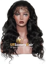 Raw Indian Hair / HD-Lace Frontal Wig (Bodywave - 22 inch)