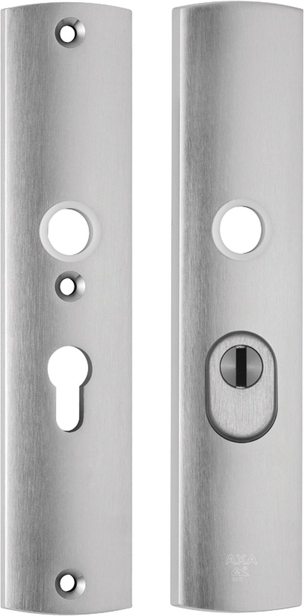 AXA Veiligheidsschilden (Curve Plus) Aluminium geslepen: PC55 met kerntrekbeveiliging SKG***
