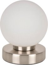 Seventy Touch¯ AAN/UIT lamp - Metaal en glas - E14 - Ø12 cm - Geborsteld aluminium
