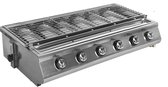 Luxiqo® Gas Tafelgrill – Elektrische BBQ – Grillplaat – Infrarood Grill – Tafel BBQ – Barbecue – 84 x 40 x19 x cm