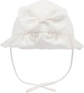 Baby zonnehoedje|kleur wit maat 62/68 cm| chapeau de soleil bébé couleur blance or taille size 62/68 centimètre