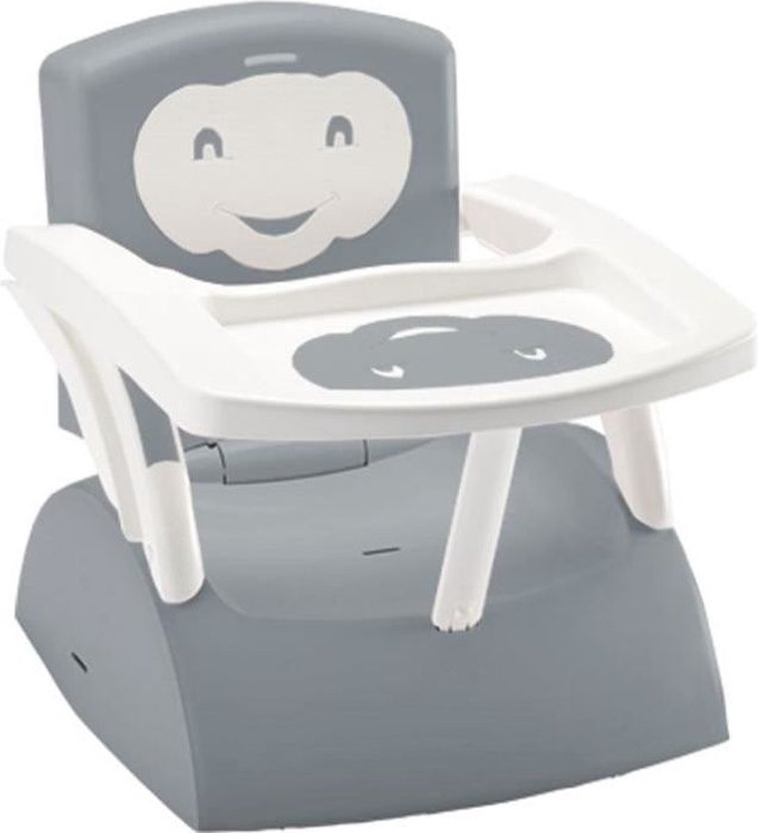 THERMOBABY BOOSTER de chaise 2 en 1 Charming Grey | bol.com