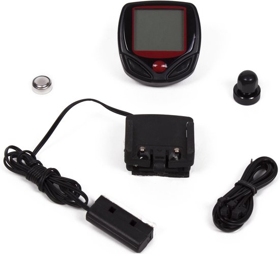 Benson Fietscomputer met draad - 14 functies - groot lcd-display - zwart van Benson — afbeelding 4