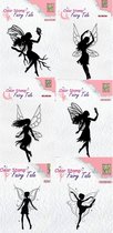 Fairy Tale - Set van 6 Transparante Stempels - Maak mooie kaarten en andere creatieve projecten