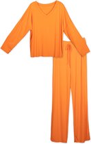 Viscose Pyjama Set Karoline / one size / oranje kleur