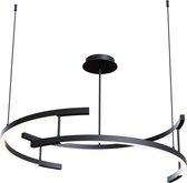 Maytoni - Hanglamp Line Zwart Ø 83 cm