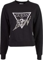Guess Cn Icon Dames Sweater - Zwart - Maat M
