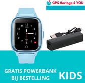 GPS Horloge kind - GPS Tracker Kids - Smartwatch voor kinderen - WhatsAPP - Gratis simkaart & app - SOS Knop - 4G verbinding- Live GPS Locatie - HD (Video)bellen - Veiligheidzone i