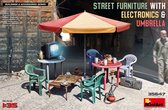 1:35 MiniArt 35647 Street Furniture with Electronics & Umbrella Plastic kit