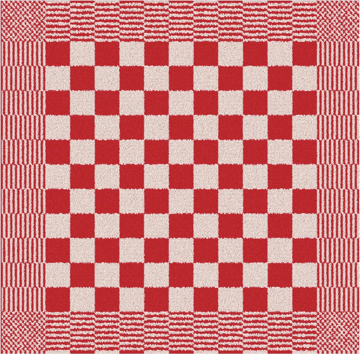 DDDDD Keukendoek Barbeque 50x55cm - red - set van 6