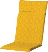 Madison - Hoge rug - Graphic yellow - 120x50 - Geel